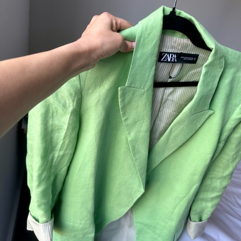 Zara Lime Green Jacket